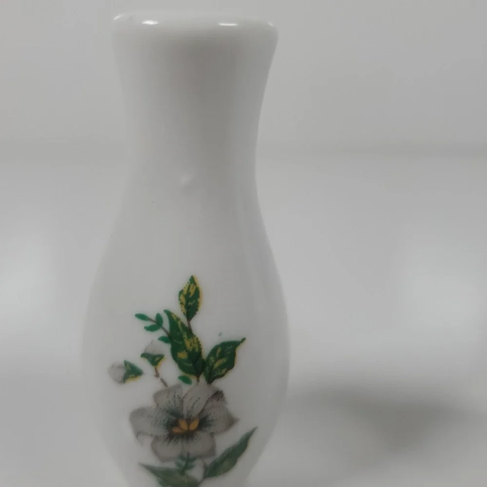 Vintage Auto Bud Vase from 1970s Ceramic Painted Mini Vase